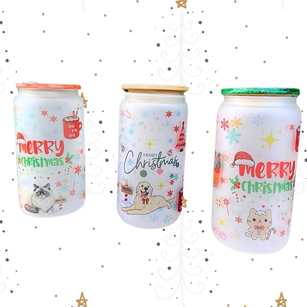 Christmas Gifts - Christmas Glass Cups
